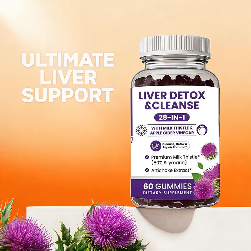Herbal Wellness In - Milk Thistle Liver Support Gummies 28-in-1