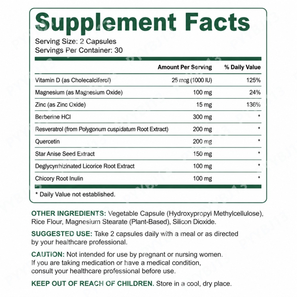 Docteat Digestive Support Caps - Wellness Quercetin review and price