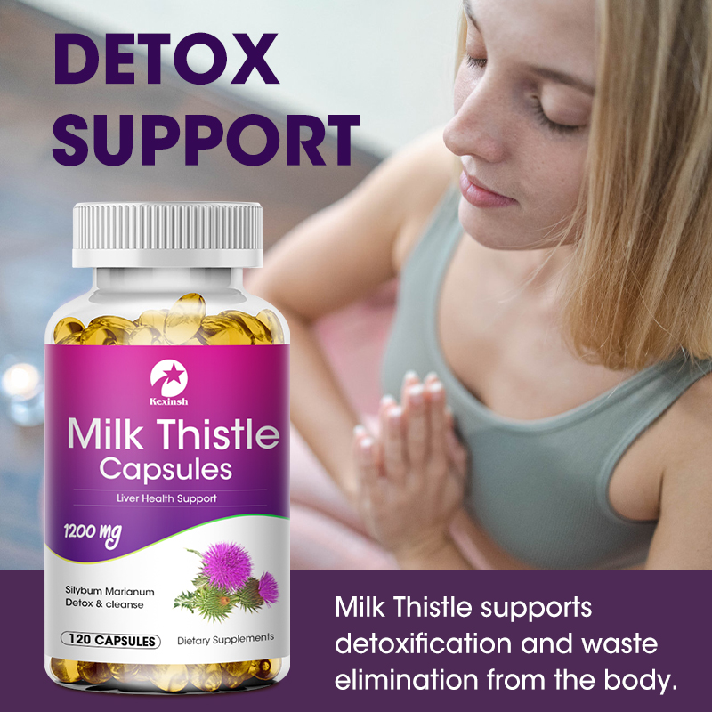 Kexinsh Milk Thistle 1200mg Ca - Milk Thistle Silymarin review and price
