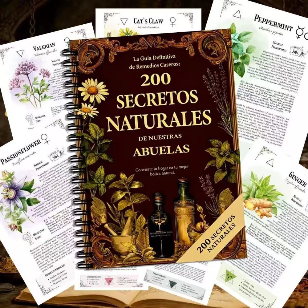 200 Natural Secrets A5 Spanish - Herbal Wellness Guide review and price