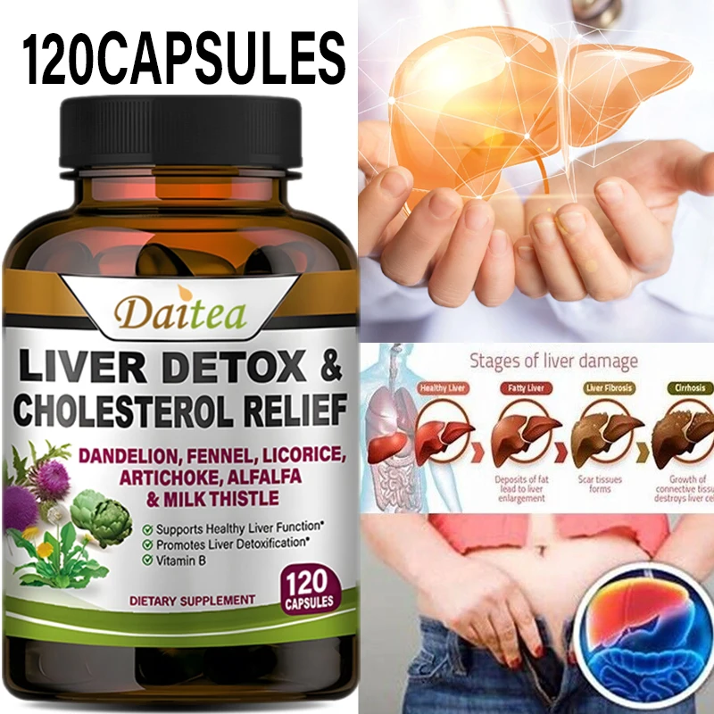Liver Capsules Alfalfa, Dandel - Milk Thistle Silymarin review and price