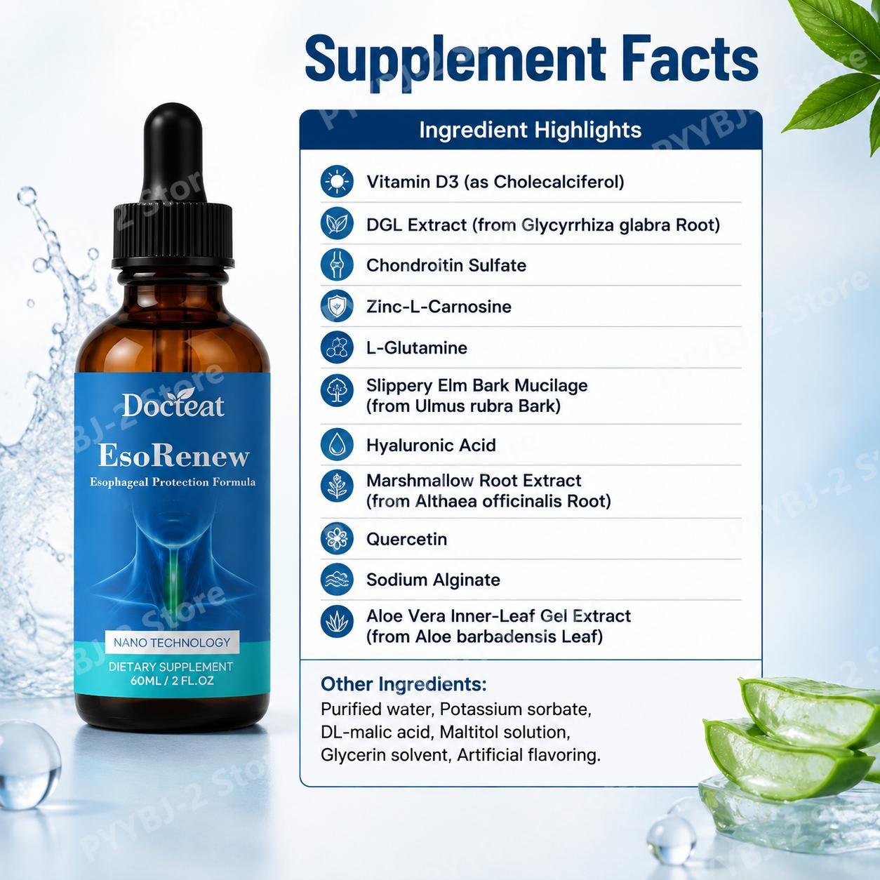 Docteat EsoRenew Esophageal Pr - Wellness Quercetin review and price