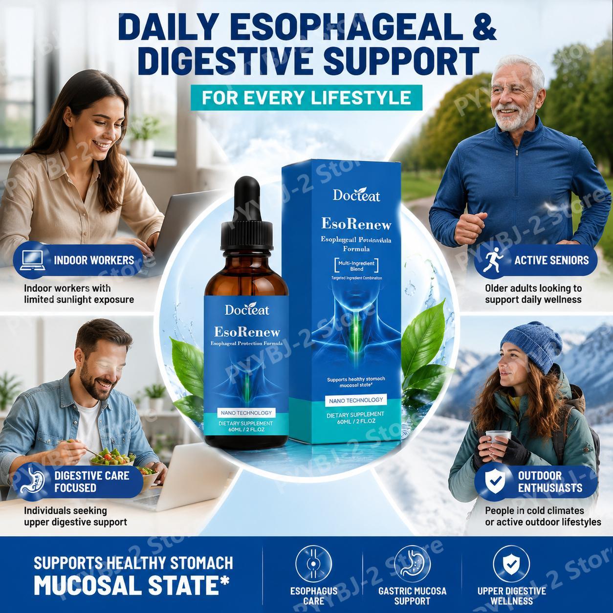 Docteat EsoRenew Esophageal Pr - Wellness Quercetin review and price