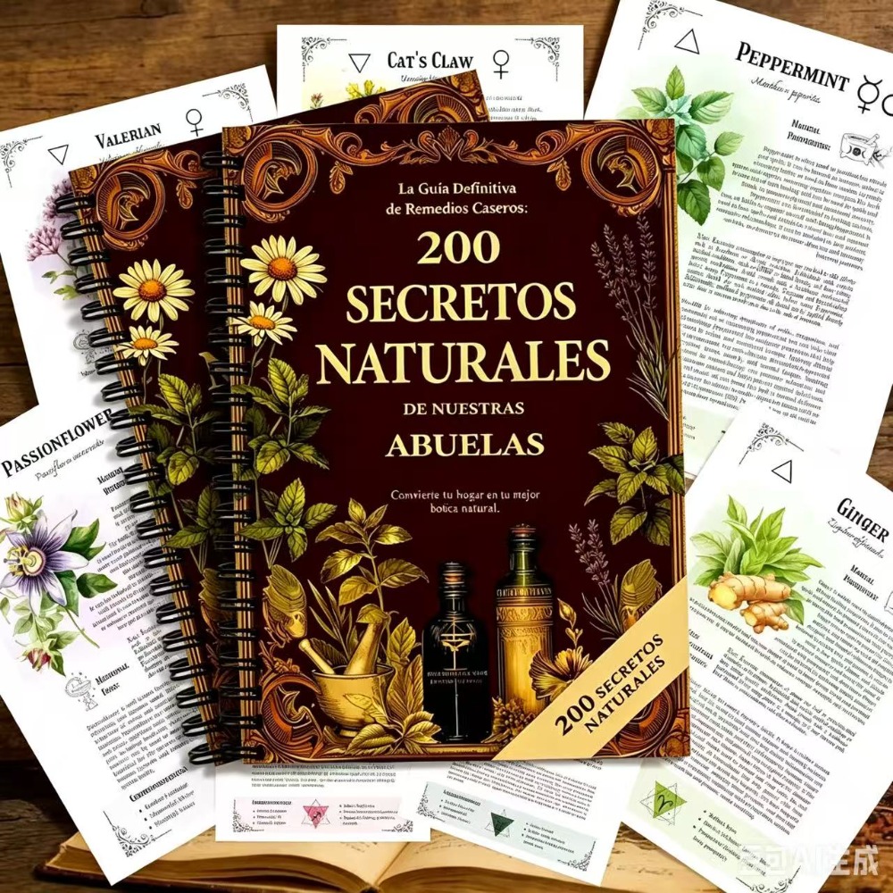 200 Natural Secrets A5 Spanish - Herbal Wellness Guide review and price
