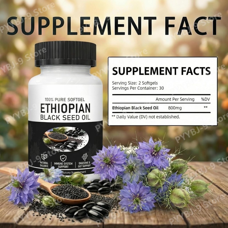 Ethiopian Black Seed Oil Softg - Herbal Wellness In review and price